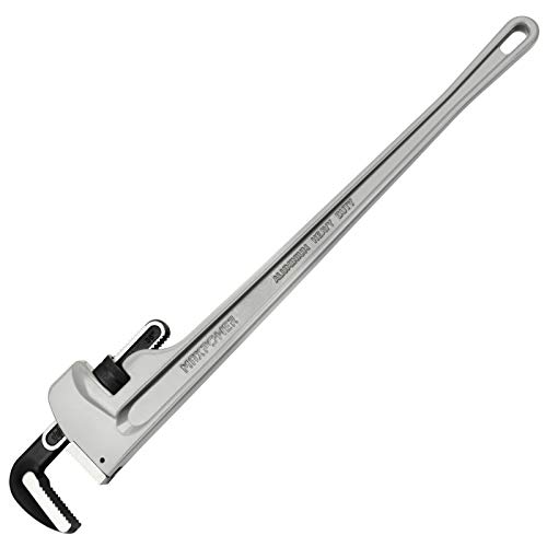 MAXPOWER Aluminum Straight Pipe Wrench 900mm/36-Inch Heavy Duty Plumbing Spanner Stillson