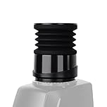Coffee Grinder Single Dose Hopper Compatible with Baratza Encore Coffee Grinder Silicone Bellow with Mental Lid for Blow Out Residual Coffee Grounds Black