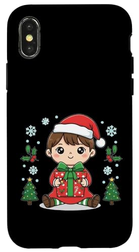 T^XqԂ킢j̎q - NX}X̂j X}zP[X iPhone X/XS p