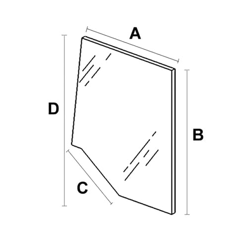 Amazon.com: All States Cab Glass - Right Hand or Left Hand Door