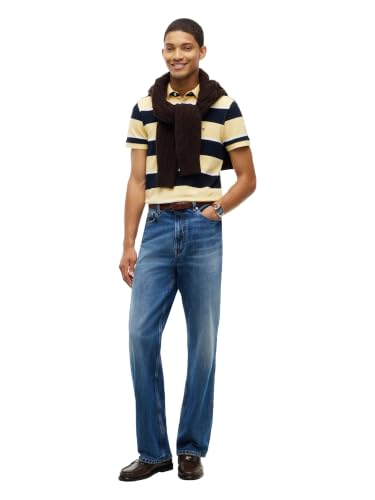 Image of Tommy Hilfiger Men's Short Sleeve Polo Shirts in Slim Fit with Stretch and Organic Pique Cotton