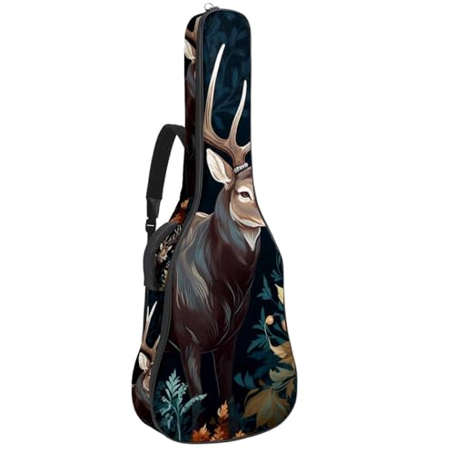 Sac pour guitare acoustique housse étanche 106,7 cm avec poches de rangement rembourrées