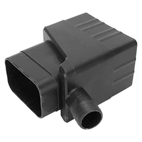 UBEF Système de Dérivation de l'eau, Installation Facile, Tuyau Rectangulaire Universel de 40 Pouces, Système de Collecte des Eaux de Pluie pour l'irrigation du Jardin (Le Noir)