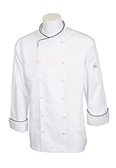 White (Royal Blue Piping)