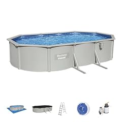 Bestway 56369-4 Set Piscina Fuori Terra Hydrium Ovale da 610x360x120 cm