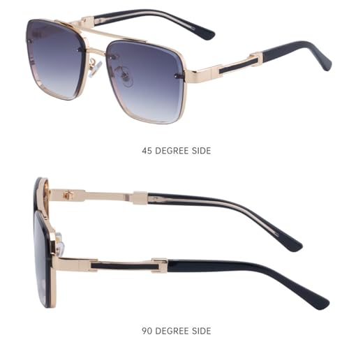 Men's Sunglasses UV400 Protection - Gradient Lens - Lightweight for Driving & Outdoor Activities4