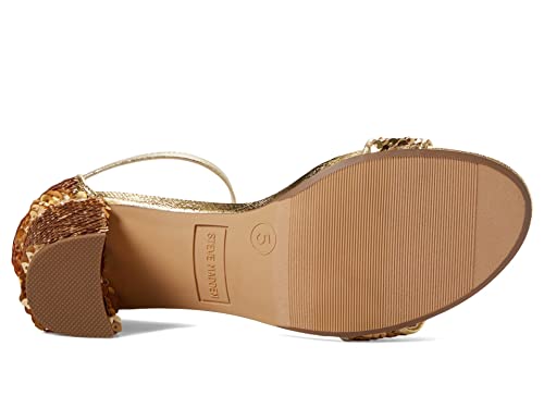 Steve Madden Girls Shoes Girls Carrson Heeled Sandal, Gold Sequin, 6 Big Kid #TOP2