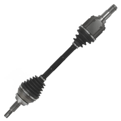 Image of Detroit Axle - FWD Front Left Steering Knuckle CV Axle for 2004-2010 Toyota Sienna, Driver Side CV Axle Shaft Steering Knuckle & Wheel Bearing Hub 2005 2006 2007 2008 2009 Replacement