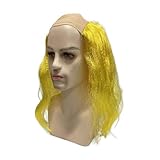 Perücken Cosplay Glatze Haarige Kopfbedeckung Glatzkopf für Rollenspiele Kostümpartys Lustiger Hutverkäufer Thema Streich
