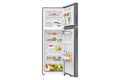 Image of Samsung 350 L, 2 Star, Convertible 5-in-1, Digital Inverter, Frost Free Double Door, WiFi Bespoke AI Refrigerator (RT38HG5A42S8HL, Silver, Light DOI Metal, 2026 Model)