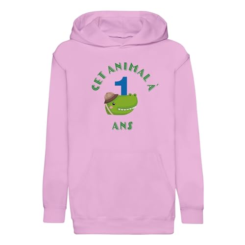 Sweat à capuche enfant 1 an pour fête Safari et sorties en famille au parc