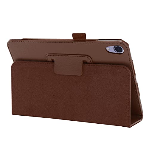 Lobwerk Case for Apple iPad Mini 6 2021 6th Generation 8.3 Inch Smart Cover Case with Stand Function, brown