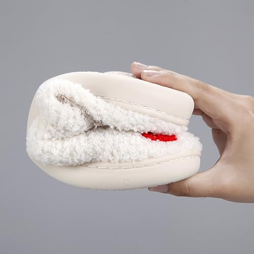 Image of Cherry Slippers for Women Men Fruit Shoes Cute Memory Foam Soft Winter Warm Indoor Outdoor Slippers