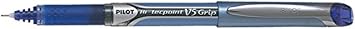 Pilot V5 Rollerball Pen Rubber Grip Needle Point 0.5mm Tip 0.3mm Line Blue Ref BXGPNV503 [Pack 12]