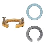 Messing Wasserhahn Kontermutter Anti-Losening Mutter für Wasserhahn Spüle Befestigung Armaturen von Einloch-Armaturen (1 Set)
