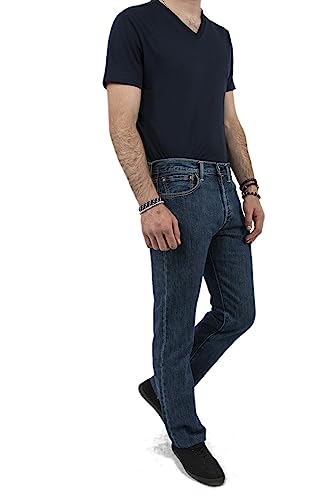 Image of Levi's Men's Mid Rise 505 Regular-Fit Jeans