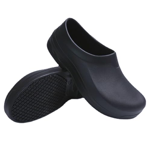 Men's and Women's Non Slip Work Shoes for Kitchen/Chef/Garden/Nurse,Slip Resistant/Waterproof/Oil-Resitant Clogs(6-11Men/8.5-12.5Women)