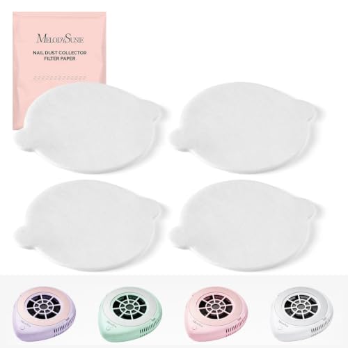 Image of MelodySusie 120Pcs Disposable Filter Papers for PProR Nail Dust Collector