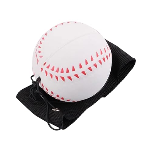 Wrist Band Ball - Bouncy String Rebound Toy | Portable Sports Training Bouncy Sphere, Reusable Elastic String Stress Relief Wristball with Strap, Wearable Fidget Spiky Tool for Adults Girls Boys