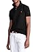 Ralph Lauren Polo Herren Poloshirt Slim-Fit Schwarz L