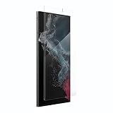 ZAGG InvisibleShield Fusion Curve for Samsung Galaxy S22 Ultra â€“ Flexible Hybrid Screen Protection â€“ Strengthened with D3O â€“ Extreme Impact and Scratch Protection â€“ for Curved Screens, Clear