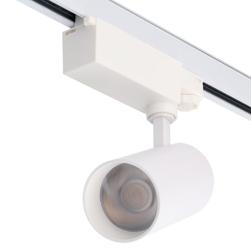 Foco de Carril LED 30W 90Lm/W High CRI (95) 4000ºK Driver Lifud Trifásico 50.000H | Greenice