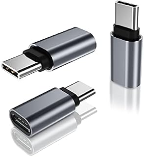 USB Type C Extension Adapter 3Pack,PD 100W 3.1 Gen2 Female to Male Extender Converter,Thunderbolt 3 Extended Connector Compatible for Lifeproof Otterbox Case,MacBook Pro,Samsung DEX Station,Galaxy S23