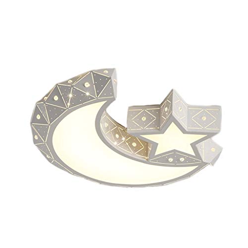 Lustre Moon Stars : fini la lumière agressive grâce à l'abat-jour haute transmission