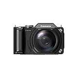 Digitalkamera 4K, 4K 64MP Digitalkamera mit 18-fachem Zoom, 7,6 cm HD-Flip-Bildschirm und WiFi-Sharing, für Reisen, Vlogging und Sport (schwarz)