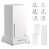 Cooling Fan for Xbox Series X Mviioe Cooling Stand Xbox Series X with LED Indicator, Extra Large Turbo Fan, USB 2.0 Ports, Dust Filters (Only Compatible with