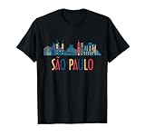 Sao Paulo Brazil Skyline Brazil Souvenir Gift T-Shirt