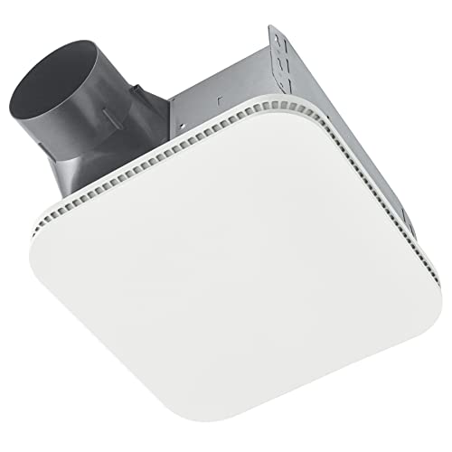 Image of Broan-NuTone Bathroom Exhaust Fan - Easy Retrofit Without Attic Access, Ultra-Quiet 1 Sones, 110 CFM, ENERGY STAR Certified, Made in USA, Moisture & Odor Control with Easy-Clean Grille