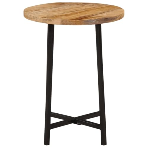 Table basse en fer et bois de manguier ShGaxin pour salon moderne
