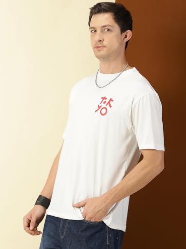 Image of Thomas Scott Men's | Graphic | Half Sleeve | Oversized Fit | 100% Cotton | Crew Collar | Casual Tshirt