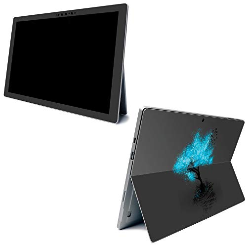 MightySkins Carbon Fiber Skin for Microsoft Surface Pro 7 - Leaving Home | Textured Carbon Fiber Finish | Easy to Apply, Remove, and Change Styles | Made in The USA