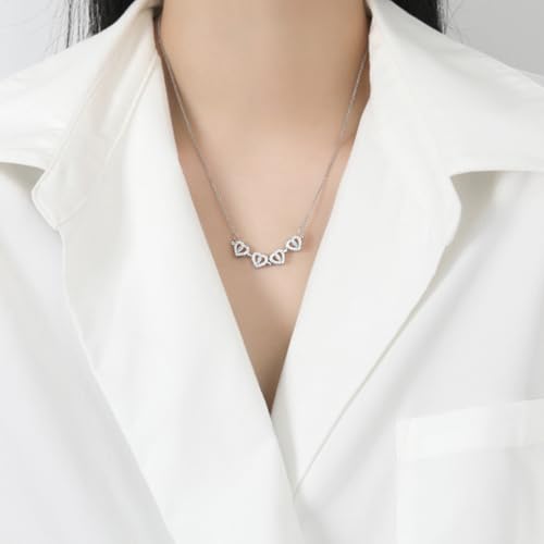 Daughter's 4-Leaf Clover Lucky Charm Necklace and Forever and Rose Gift Box, S925 Sterling Silver Necklace for My Daughter Four Leaf Clover, Birthday Gifts for My Daughter3