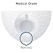 4 Pack Urine Collection Hats for Toilet, Durable Graduated Specimen Collector Pans Stool Sample Collection Kit Fits Over Toilets and Commode 30oz