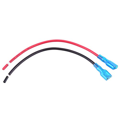 Keenso Voltmeter, Voltmeter, Universal-Tester für LED-Anzeige, Voltmeter, Panel DC 24 V, digital, für Motorrad und Auto, mit 15 cm