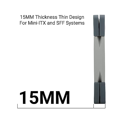 Image of Thermalright TL-C12015 120mm Slim Fan, PWM Control, 1500RPM, Balance Performance Slim Fan for Small Form Factor case,15mm Chassis Fan