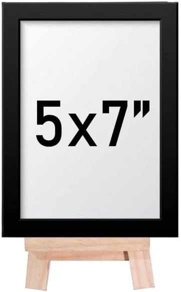 Personalized Picture Frame With Stand For Photos - Chic Ceramic Frame For Classic Display - 5X7 Inch