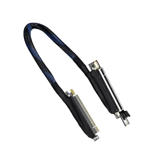 Câble PCIe 5.0 X16 Droit tressé pour carte graphique orientée droite