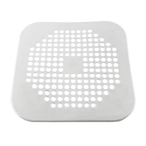 CZ Store ?Marque Francaise Filtre Cheveux Douche-??Garantie A Vie??-Attrape Cheveux Douche|Gris OU Blanc|Filtre evier/Baignoire/Douche en Silicone-Bouchon Caoutchouc Salle de Bain/Cuisine (Blanc)