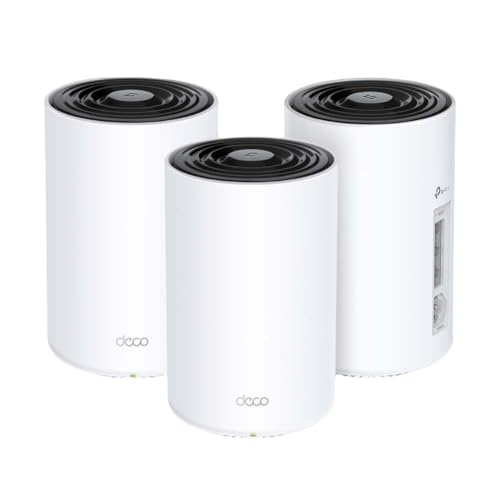 TP-Link Deco PX50 (3-Pack) : Sistema WiFi 6 Mesh + PLC AX3000 con cobertura de 400 m²
