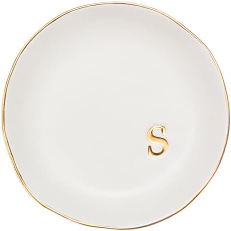 COLLECTIVE HOME - Ceramic Jewelry Tray, Decorative Trinket Dish f...