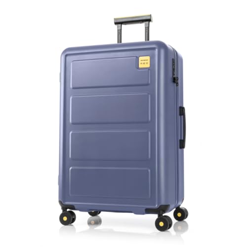Image of Samsonite Red TOIIS L Expandable 75 Cms Large Check-in Polycarbonate Hard Sided 8 Wheel Spinner Luggage /Suitcase /Trolley Bag (Marine Blue) (Double Wheel), Blue