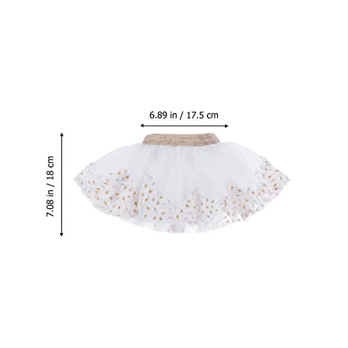 Conjunto de tiara com saia tutu para bebês meninas da SOIMISS para recém-nascidos, saia de tule, sai