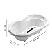 Rotho Babydesign TOP Badewanne - recycelt - Badewanne - Babybadewanne - Kinderbadewanne - Duschbadewanne - weiss