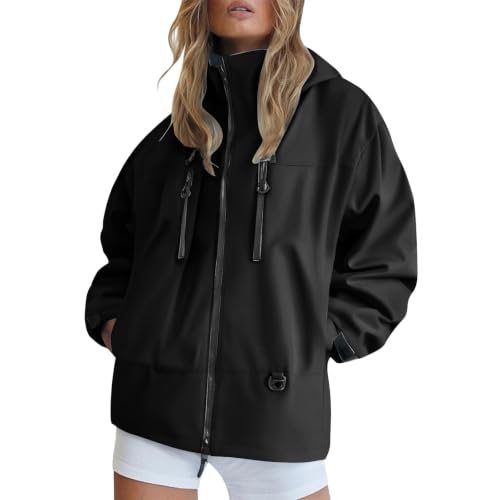 Chaqueta impermeable mujer Trespass ligera con cremallera para protegerte de la lluvia 6