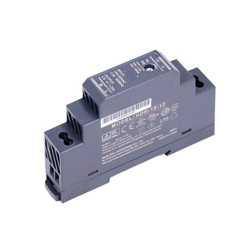 Alimentation ultra fine HDR-15-24 DC 24 V pour armoire électrique et domotique