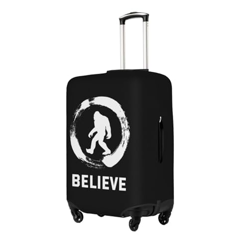 Travel Luggage Cover Believe In Bigfoot 2 Fashion Washable Baggage Suitcase Protector Fit For Luggage X-Large2